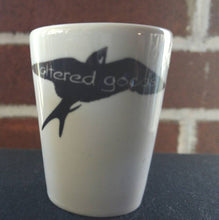 Load image into Gallery viewer, Hoo gives a fuck owl shot glass - Altered Goods
