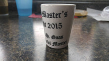 Load image into Gallery viewer, Freemason shot glass - Altered Goods
