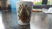 Load image into Gallery viewer, Freemason shot glass - Altered Goods
