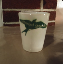 Load image into Gallery viewer, Hooligan brass knuckle shamrock shot glass - Altered Goods
